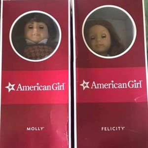 Holly and felicity american girl dolls